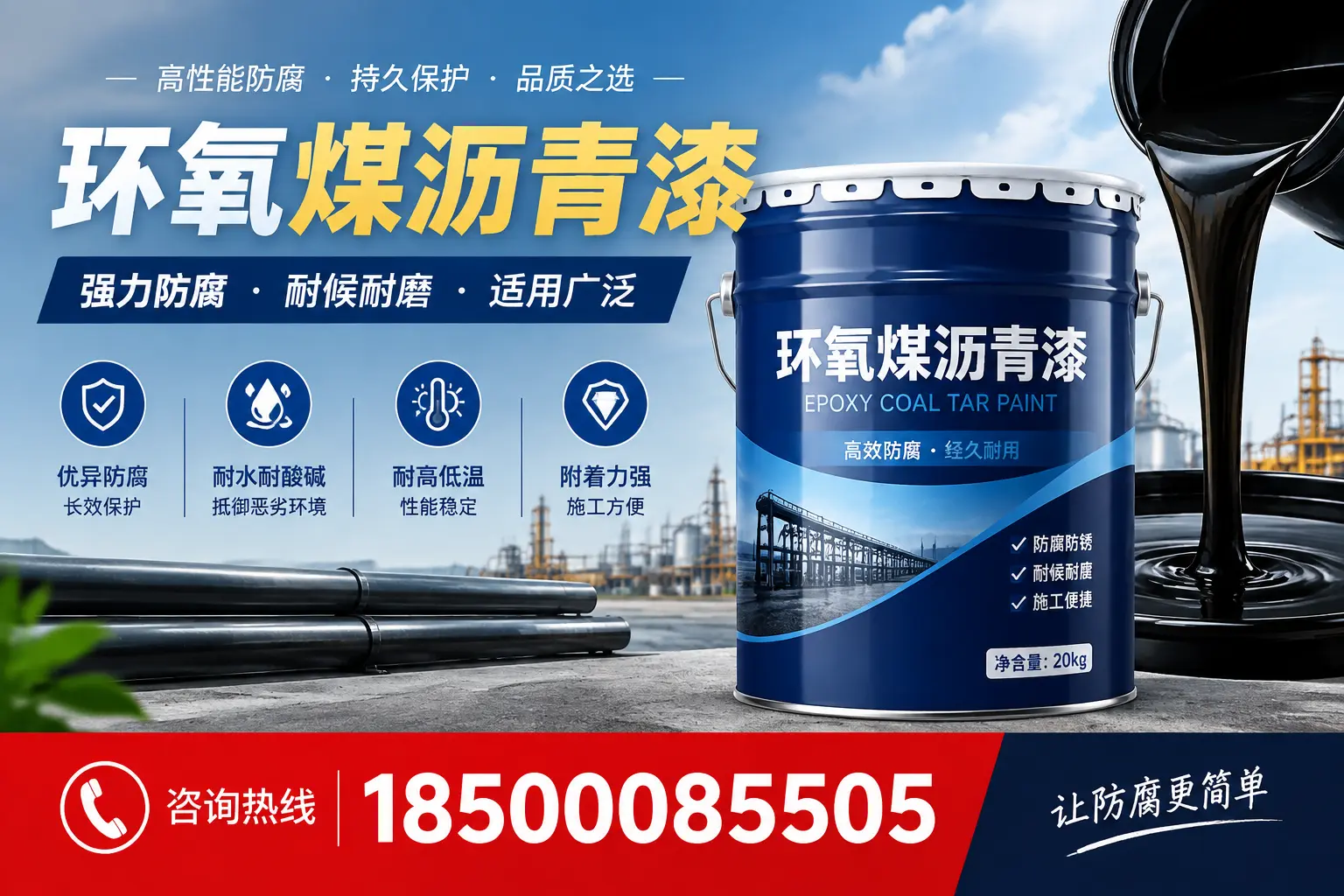 环氧煤沥青漆在不同气候条件下的表现分析，崇左适用性